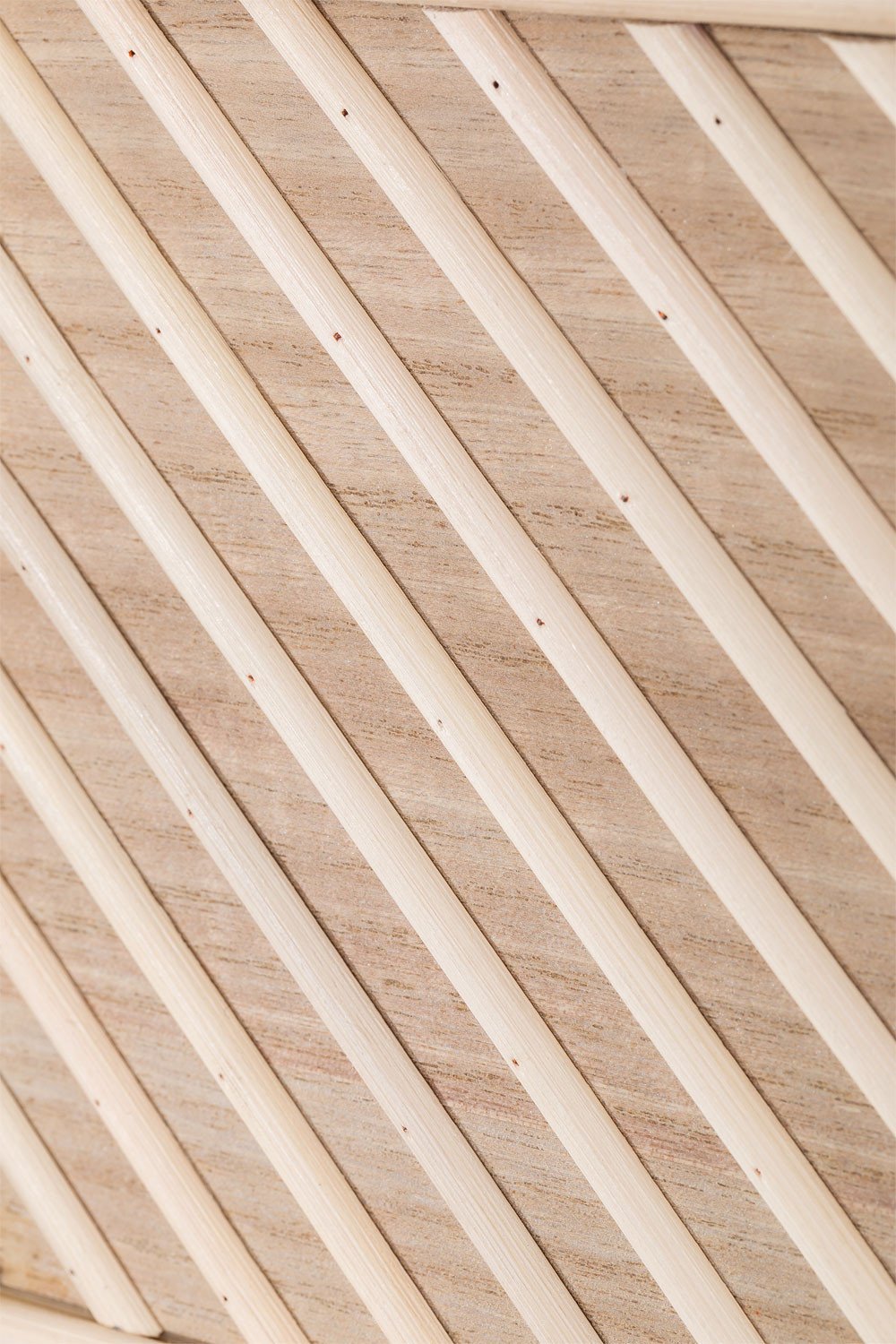 Merki rotan en houten wandkapstok, galerij beeld 6