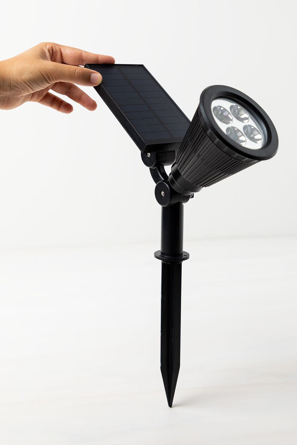 LED-buitenlamp op zonne-energie in aluminium Rozi, galerij beeld 3