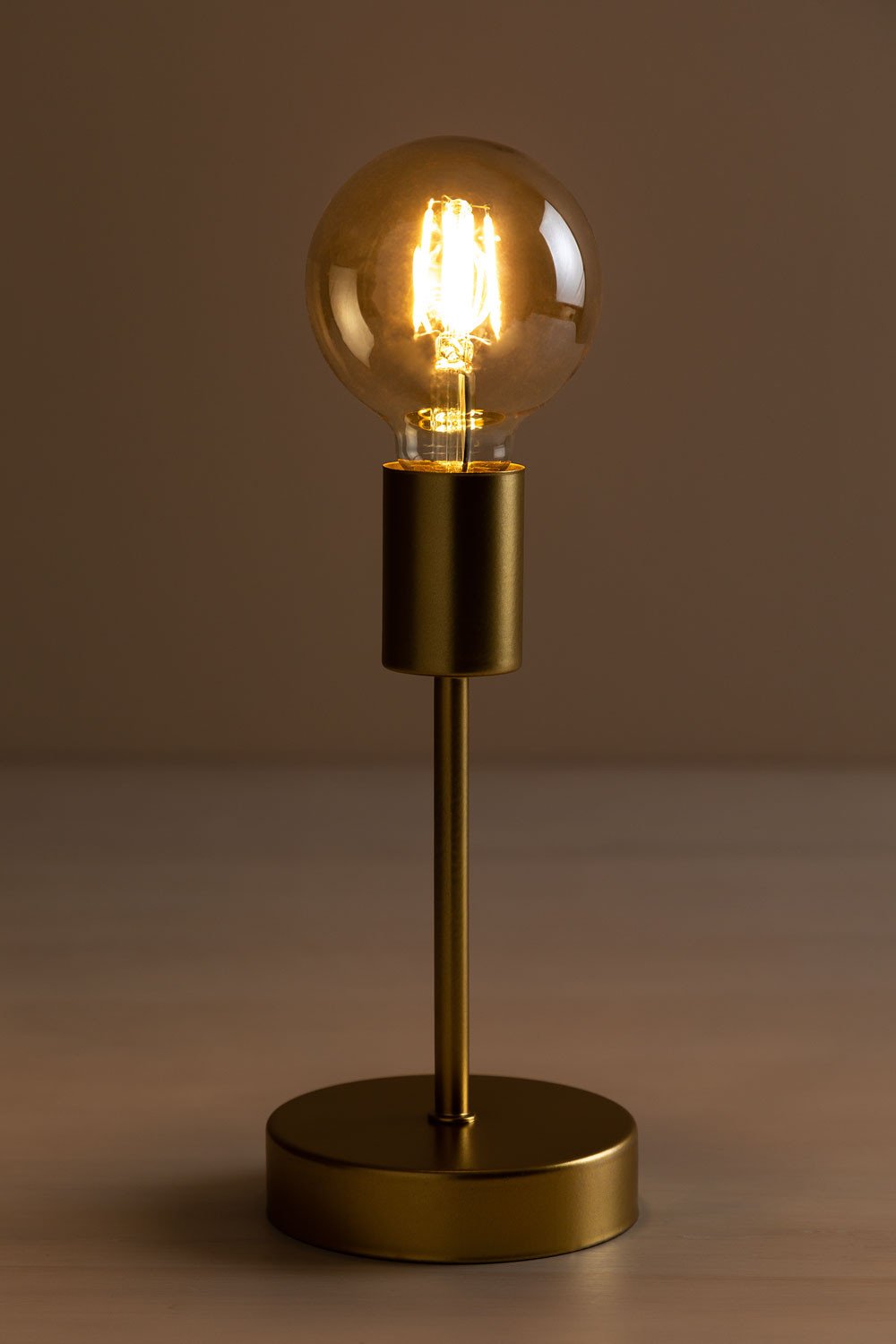 Draadloze metalen tafellamp Grystel, galerij beeld 3