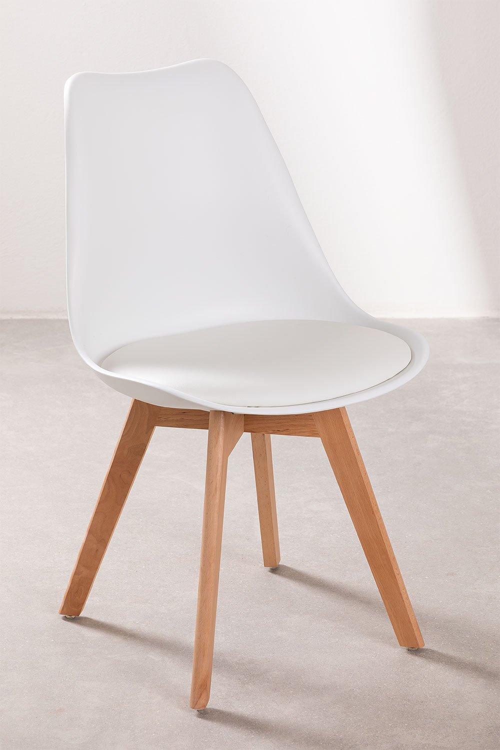 Set van 4 Scandinavische eetkamerstoelen   , galerij beeld 1