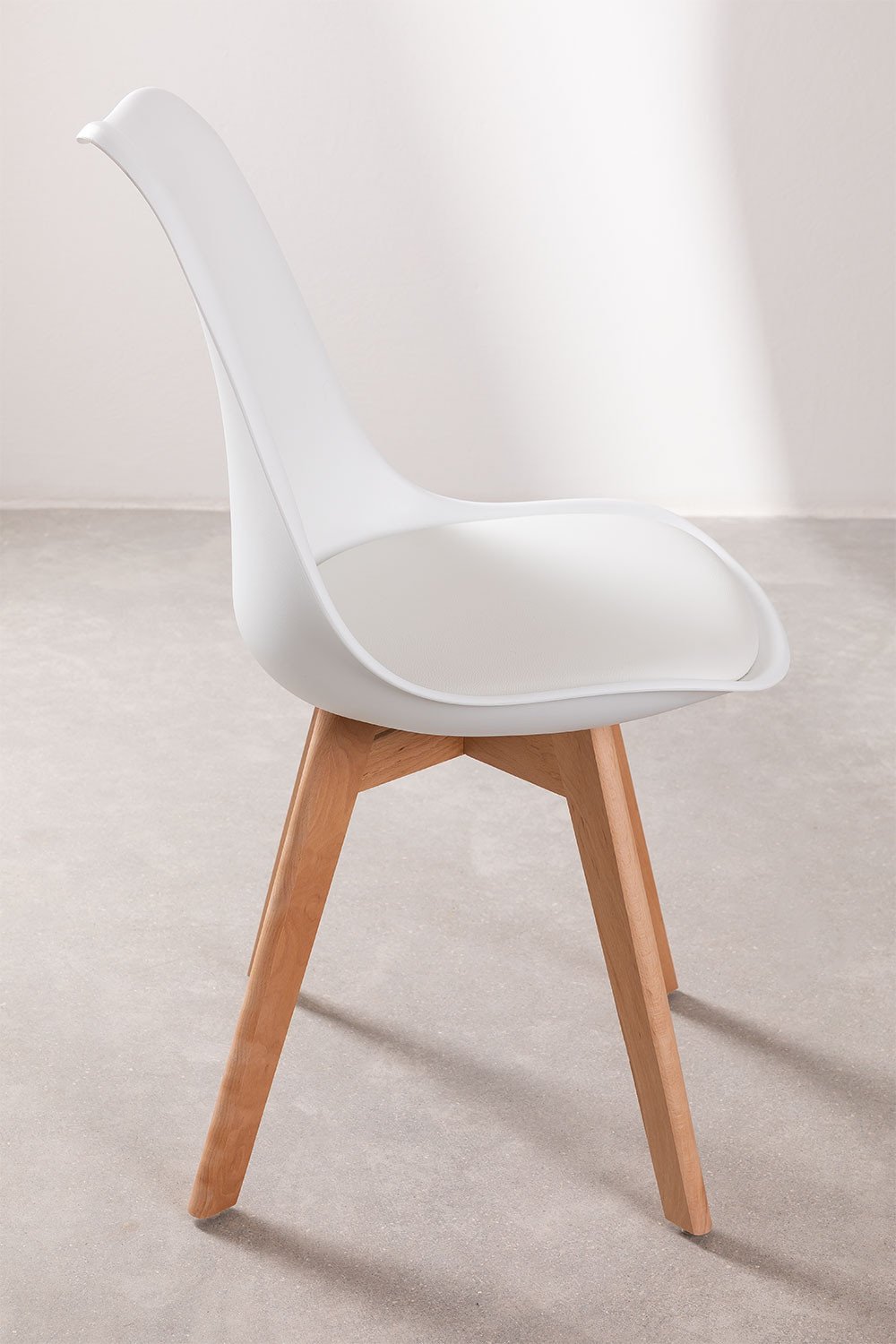 Set van 4 Scandinavische eetkamerstoelen   , galerij beeld 2