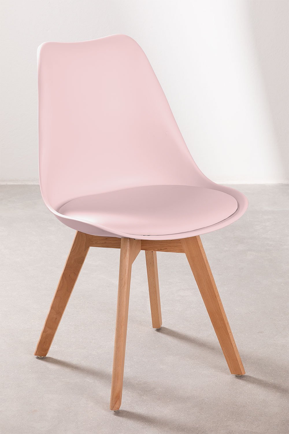 Set van 4 Scandinavische eetkamerstoelen   , galerij beeld 2