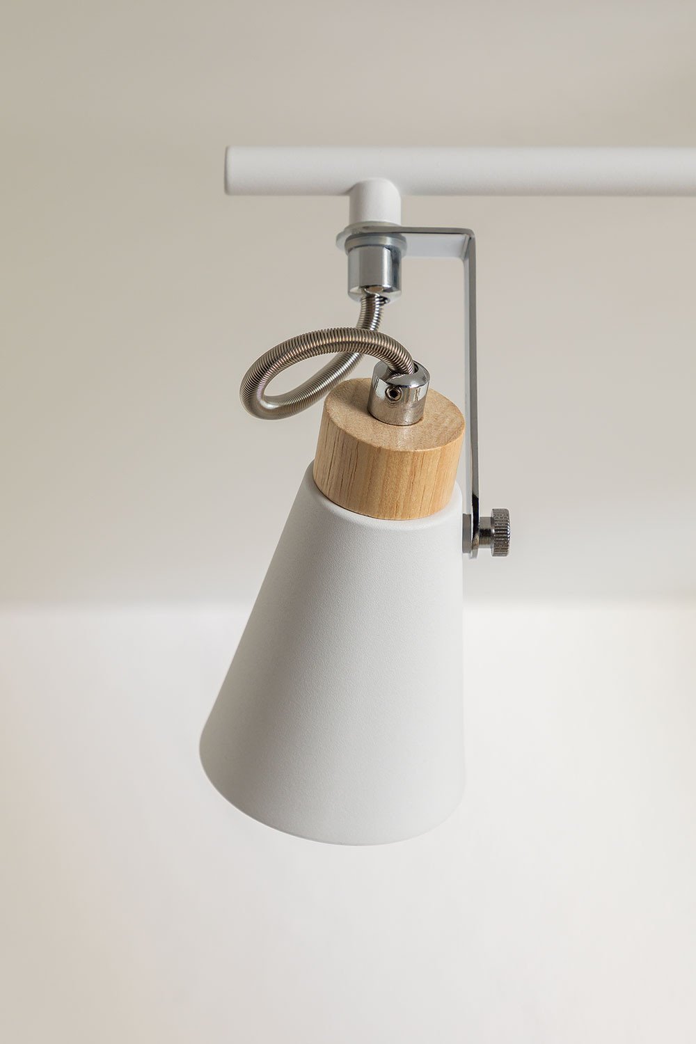 Draaibare plafondlamp van staal Anteia, galerij beeld 4