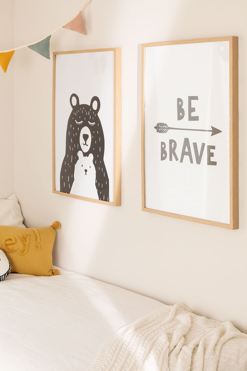 Set van decoratieve posters (50x70 cm) Brave Style Kids - SKLUM