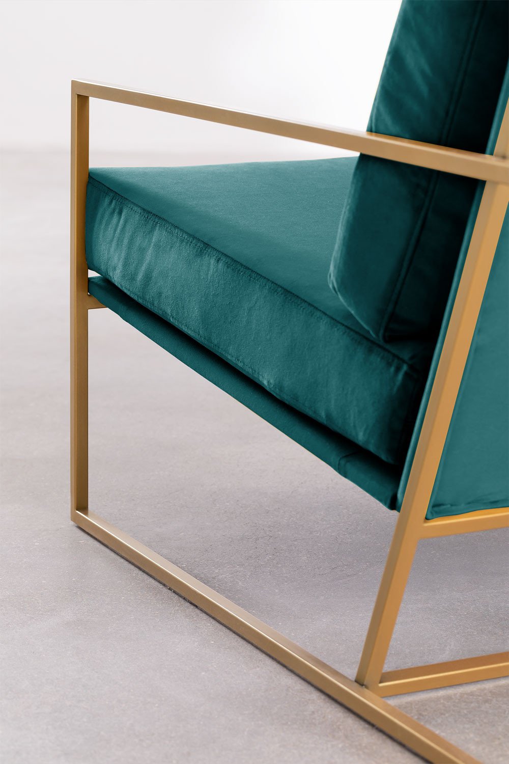 Fauteuil in Nilo-fluweel, galerij beeld 5