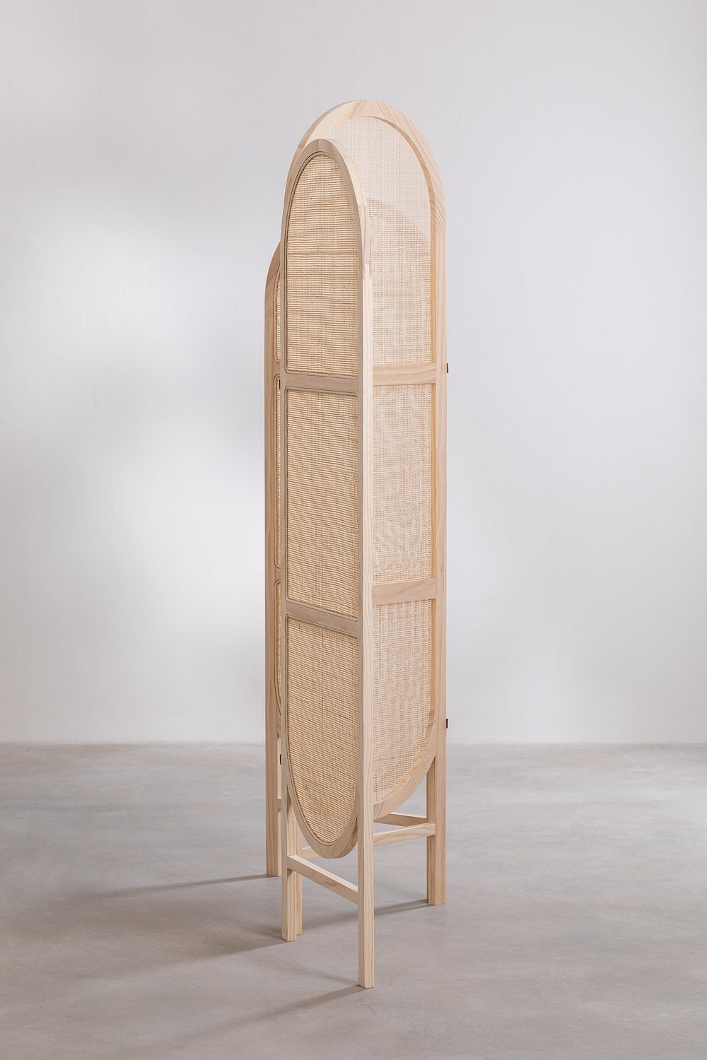 Scherm van rotan en hout Reyna, galerij beeld 3