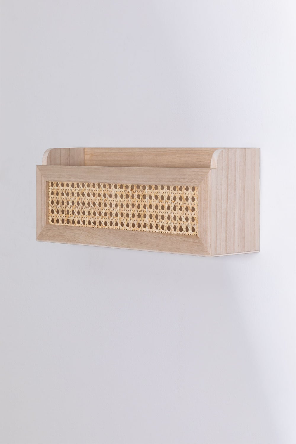 SKLUM Rotan en houten plank Arxie ︎ 40 cm