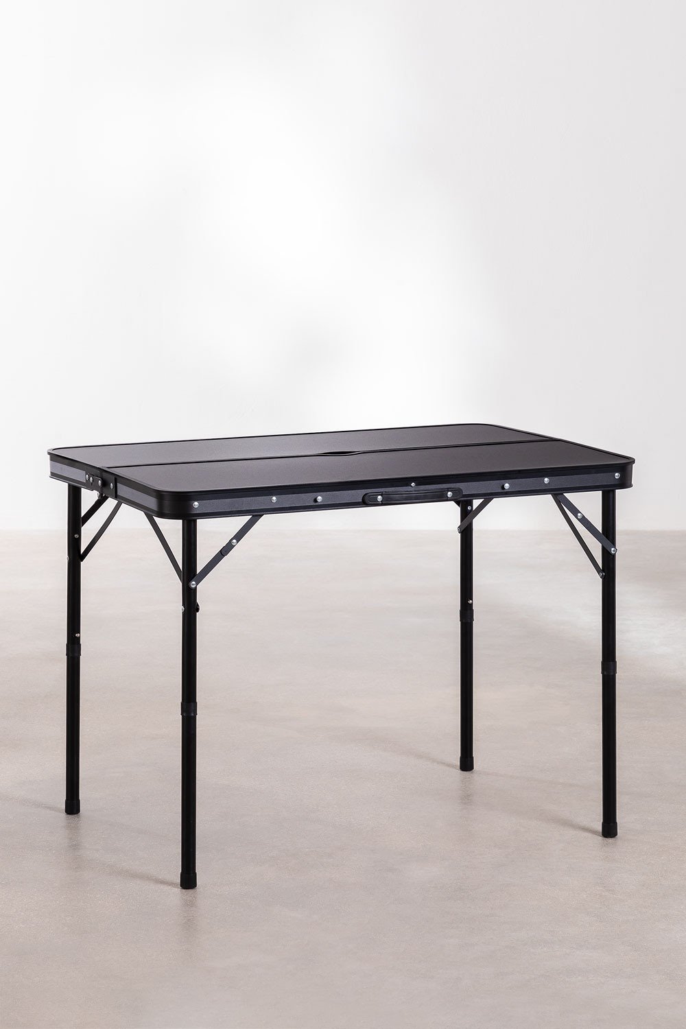 Migratie Naschrift premie Opvouwbare en verstelbare rechthoekige campingtafel in MDF en aluminium  (90x60 cm) Maule - SKLUM