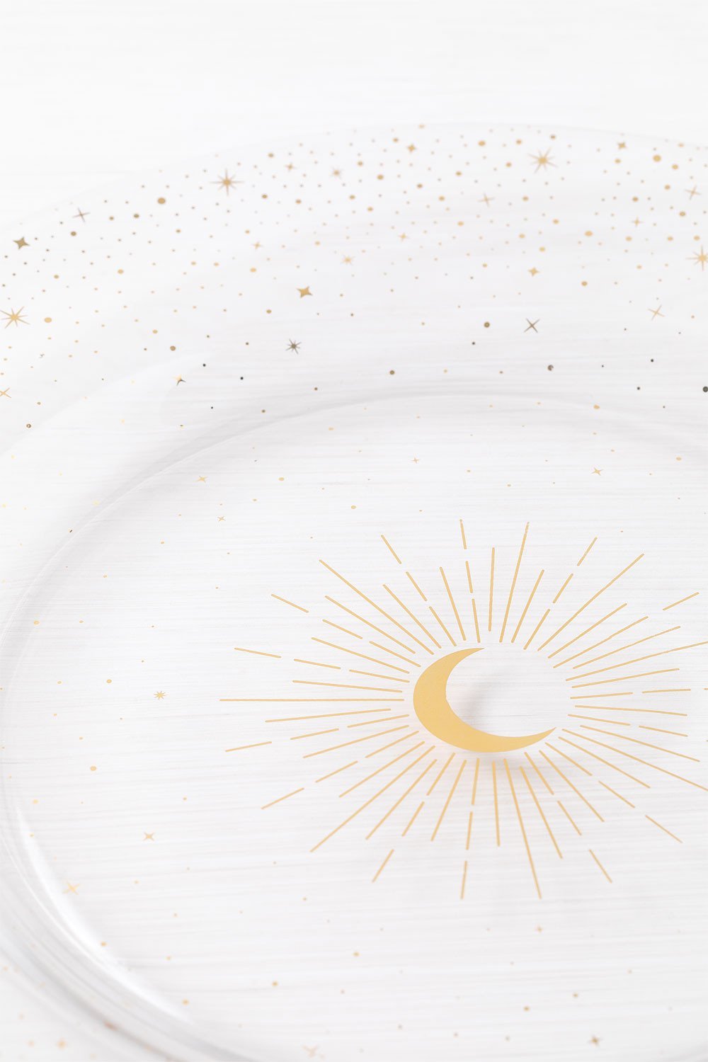 [*] Set van 4 platte glazen borden Byron, galerij beeld 3