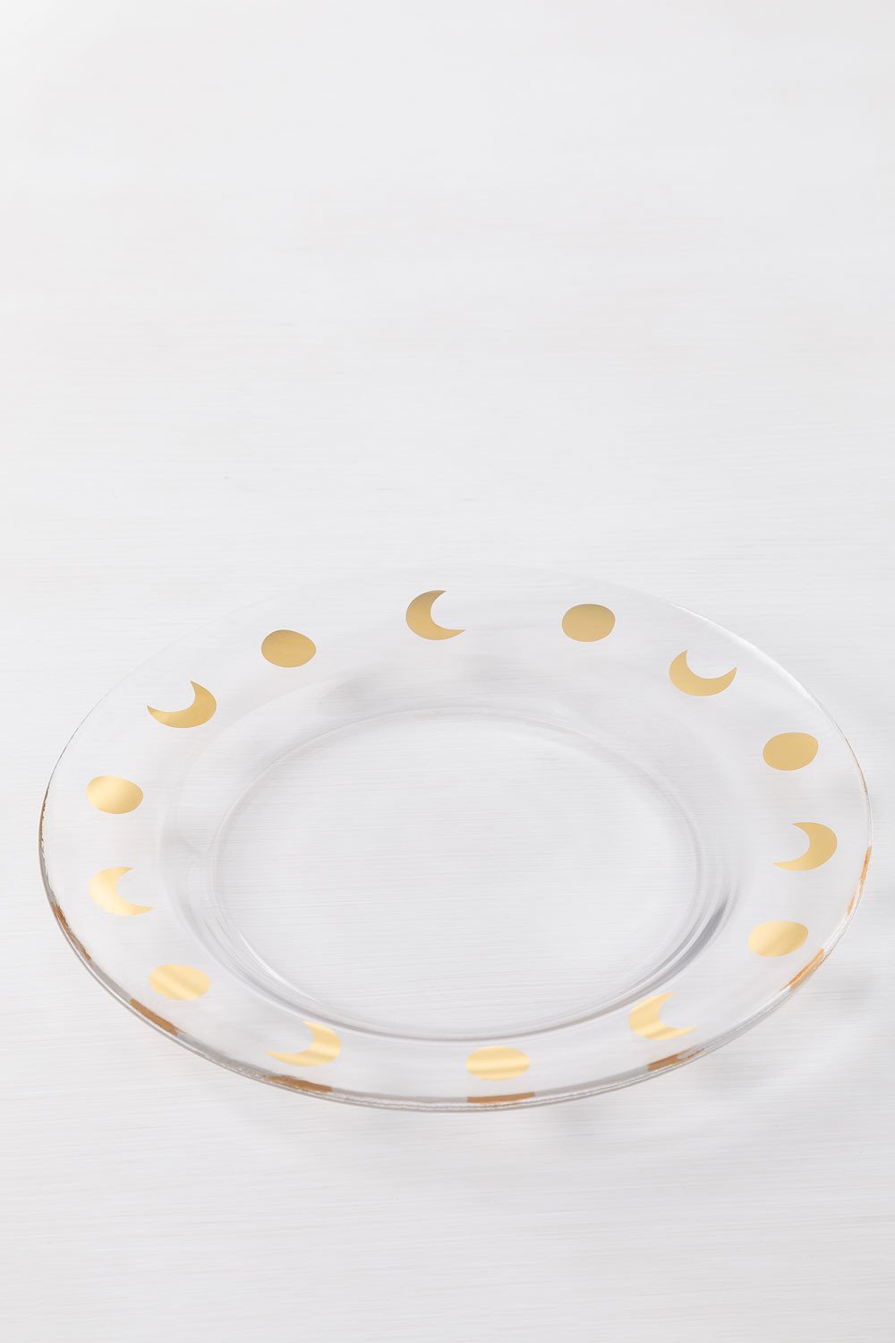 Set van 4 platte borden in kristal Exton, galerij beeld 2