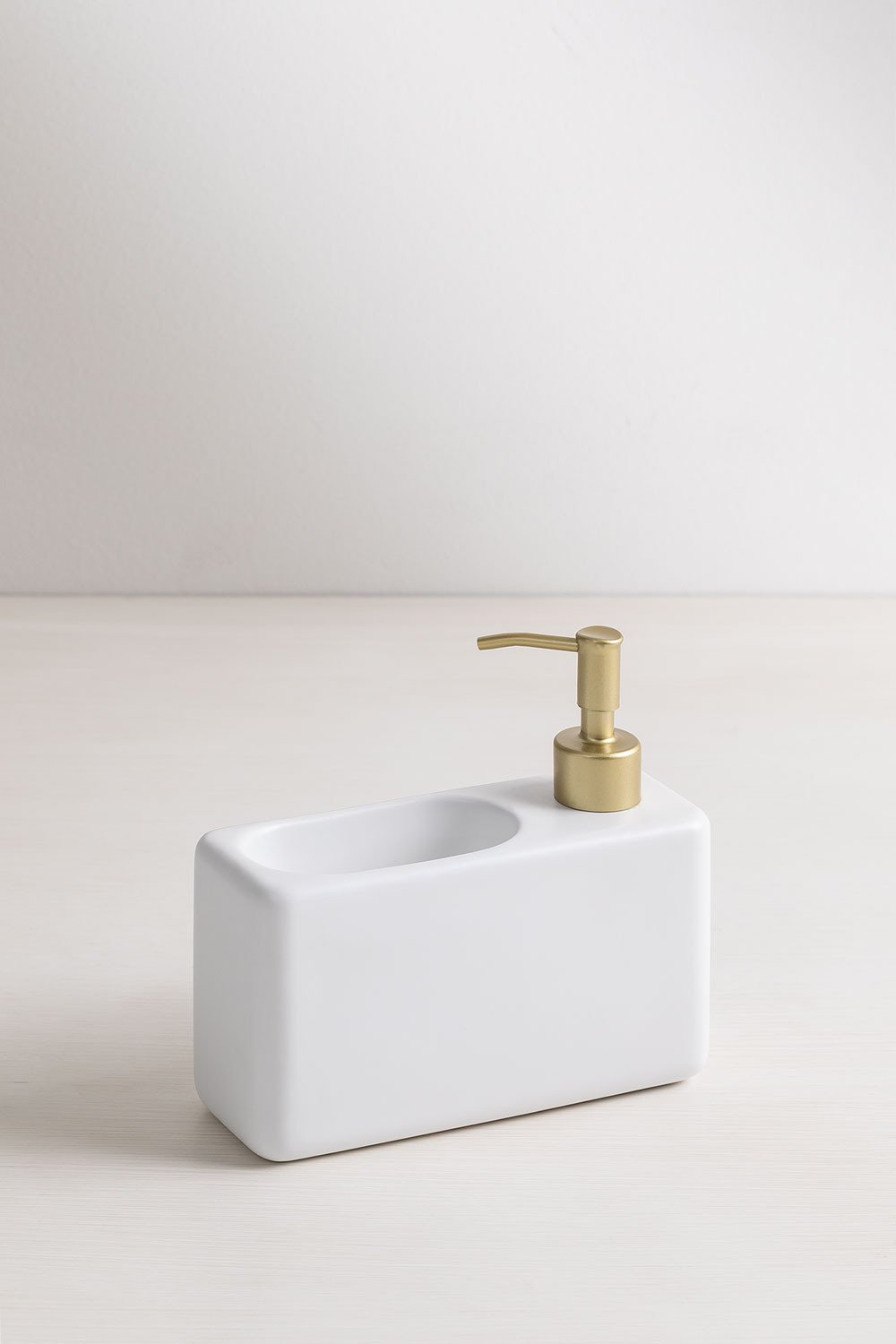 Keramische keukenzeepdispenser Yaddiel Gold, galerij beeld 3