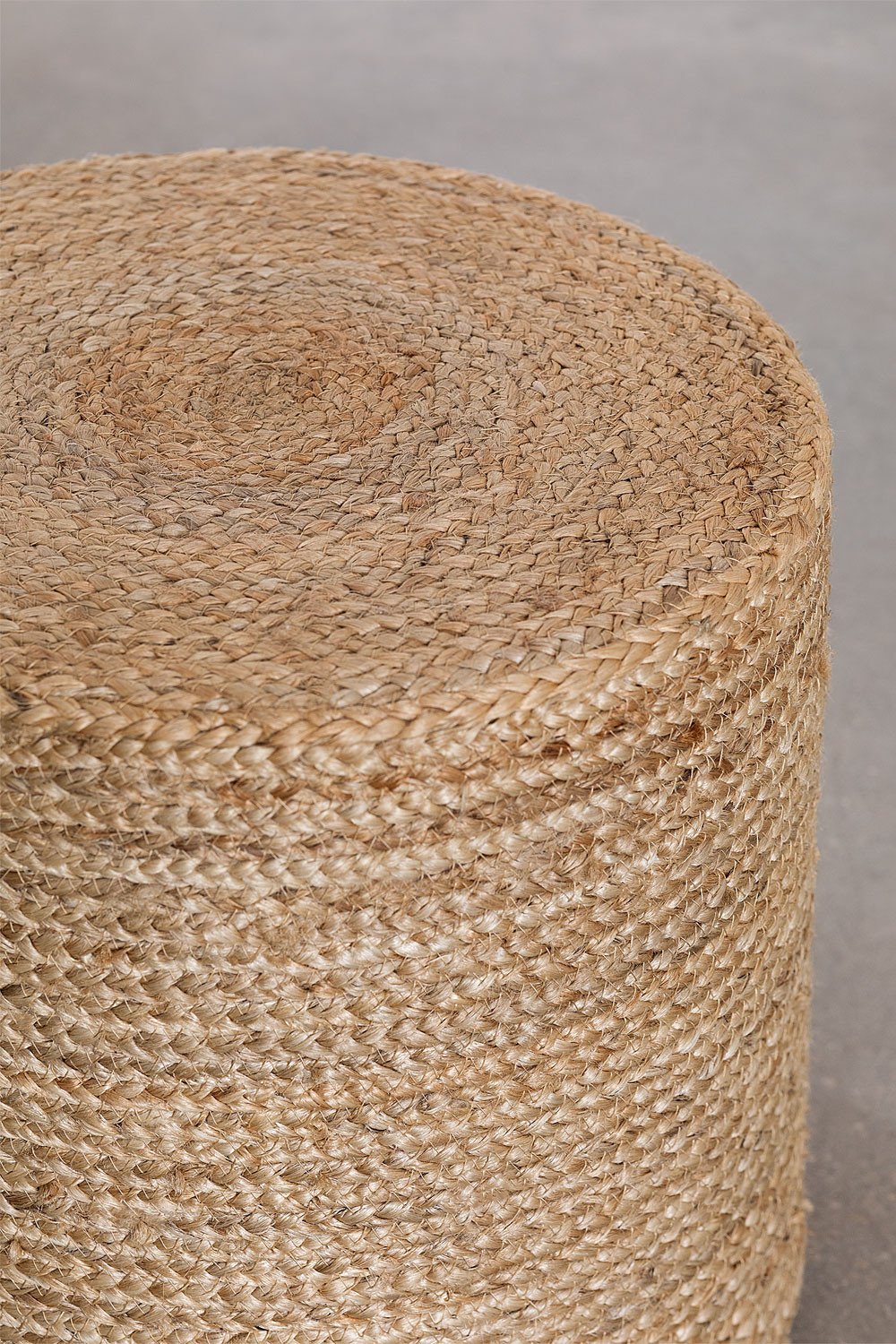 Jute ronde poef Fime, galerij beeld 3