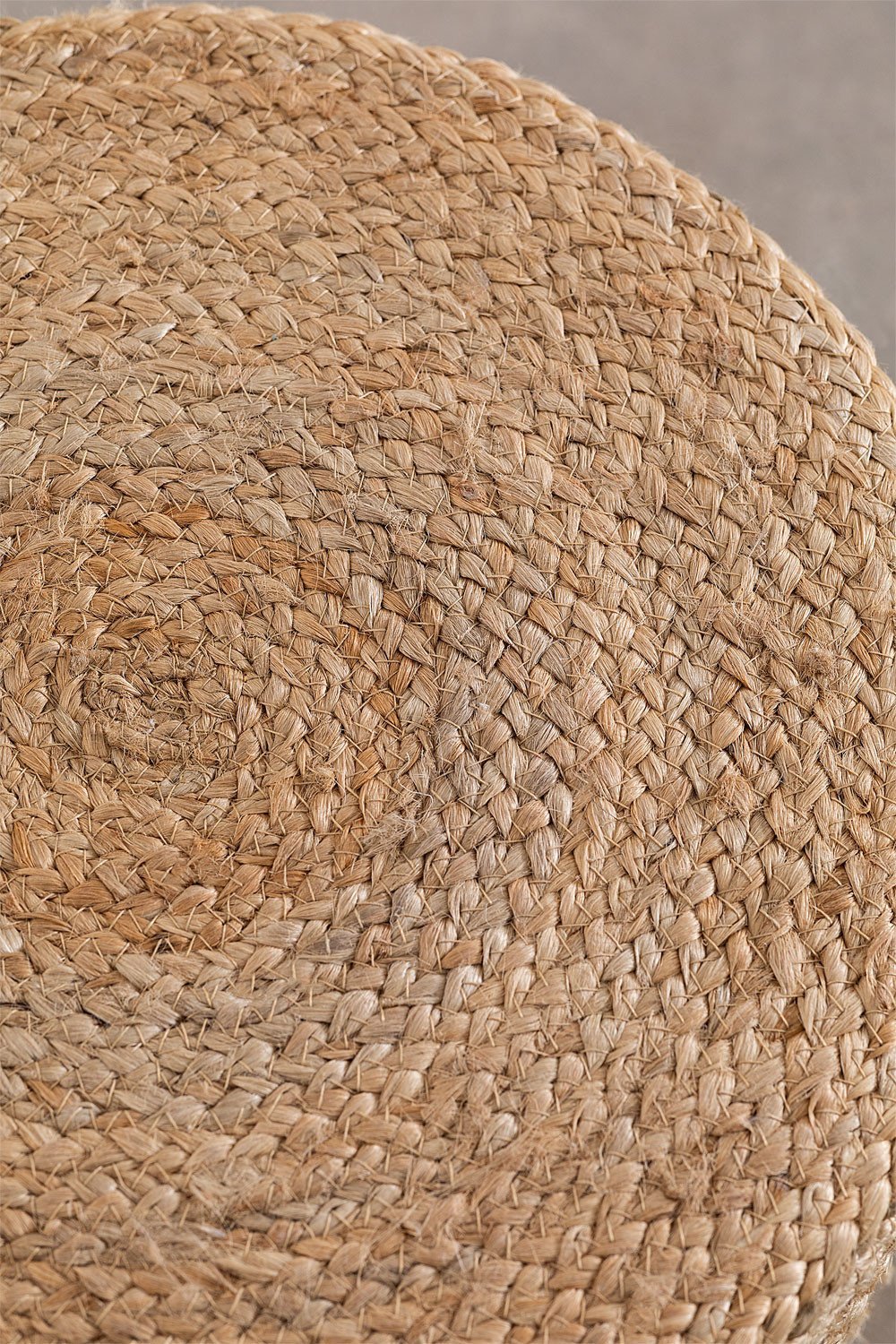 Jute ronde poef Fime, galerij beeld 4
