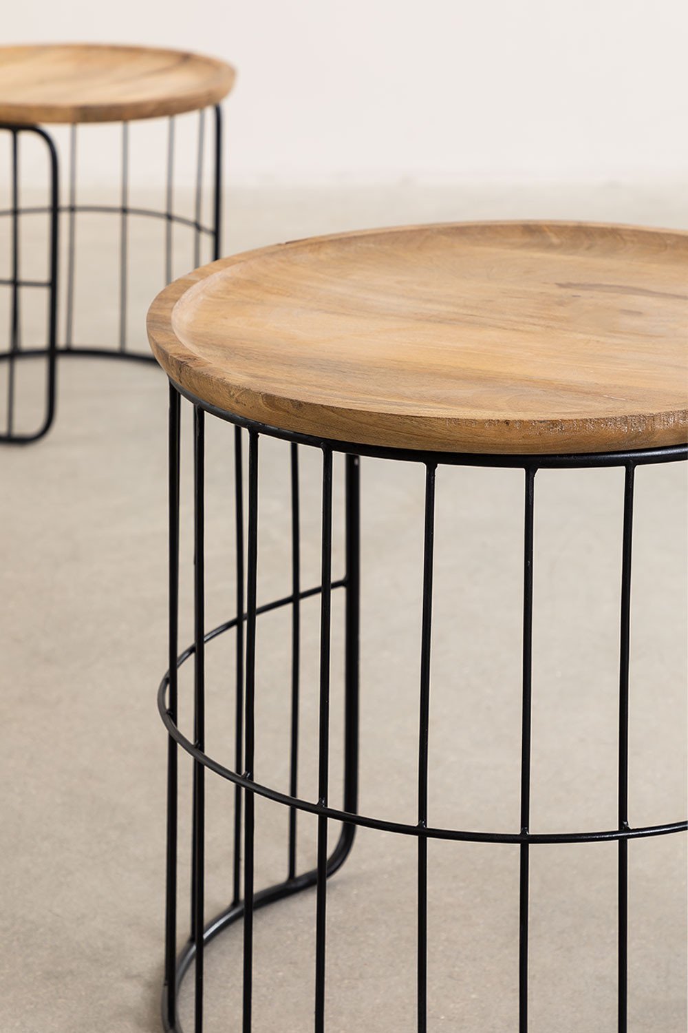 Bijzettafels van gerecycled hout Ound Style, galerij beeld 5