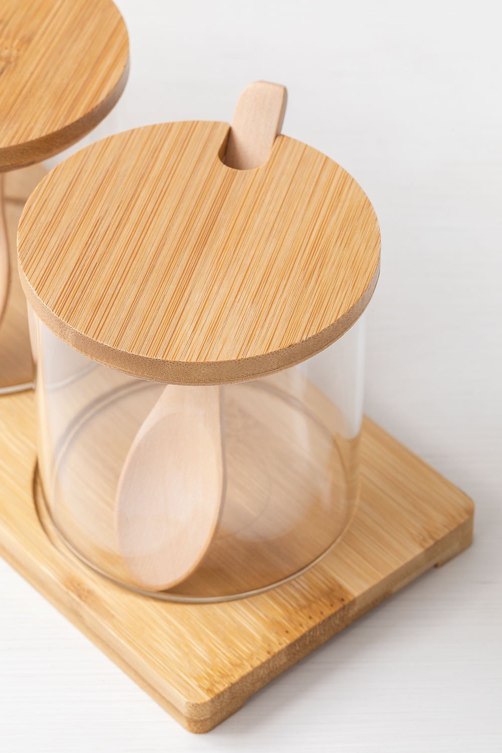 Set van 3 Glazen Kruidenpotjes met Lepel Abdon, galerij beeld 5