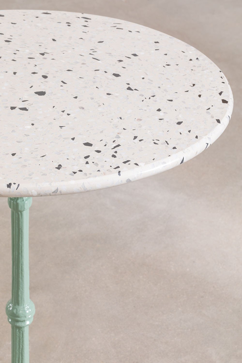 Ronde Terrazzo bartafel (Ø60 cm) Volutto, galerij beeld 4