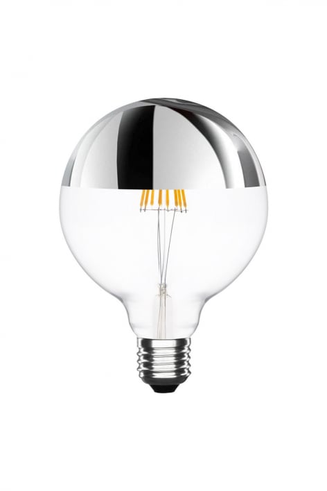 Dimbare en reflecterende vintage LED-lamp E27 Spher
