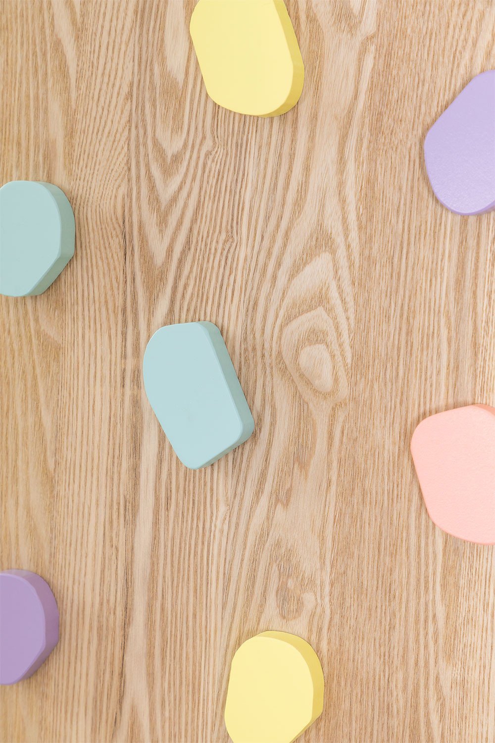 Leerwand met klimwand voor beginners van hout Pyqer Colors Kids, galerij beeld 4