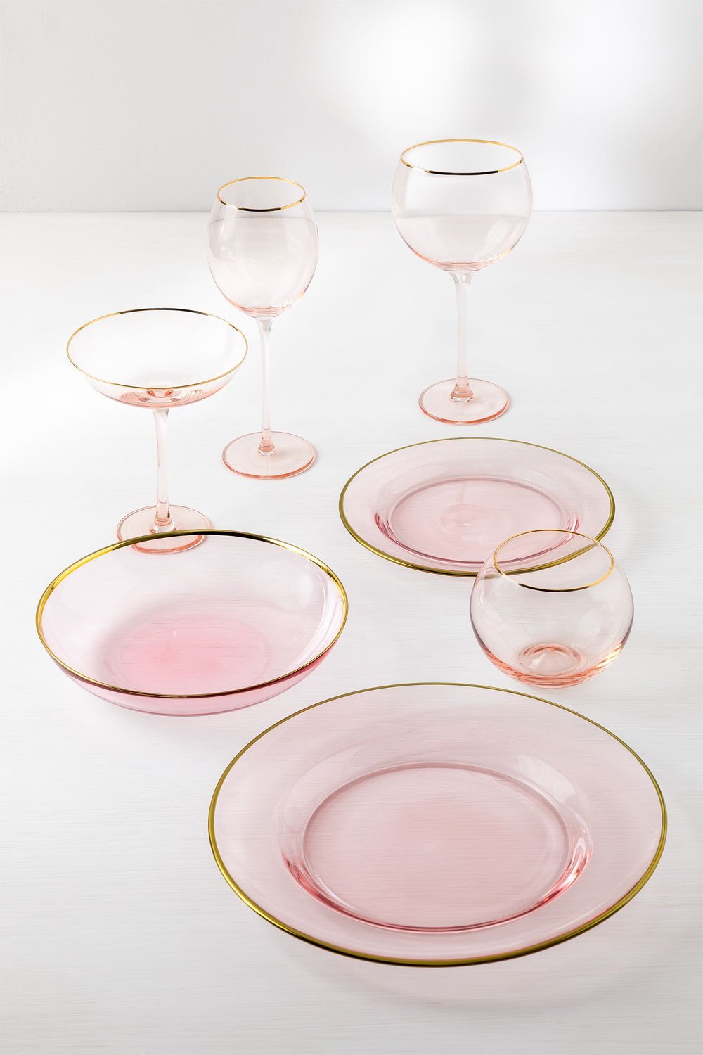 Set van 4 kristallen dessertborden Candy, galerij beeld 6