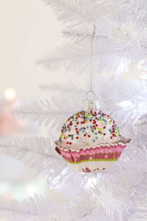 Set van 4 Kerstornamenten Muffin 