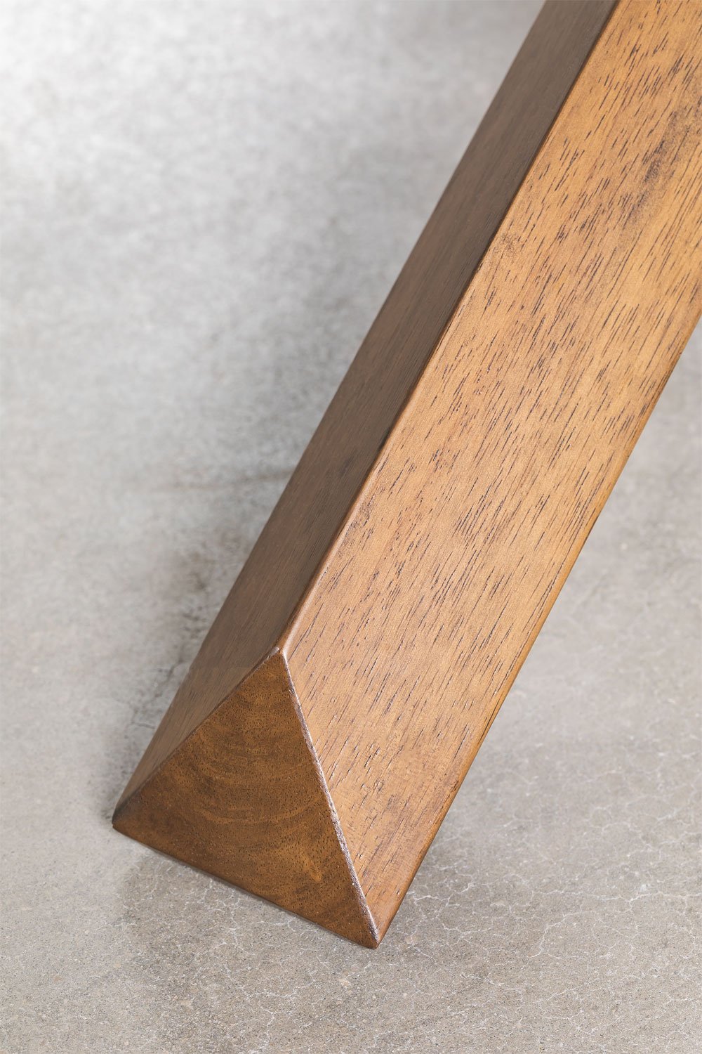 Ronde eettafel Ø120 cm in MDF en Mieren hout, galerij beeld 6