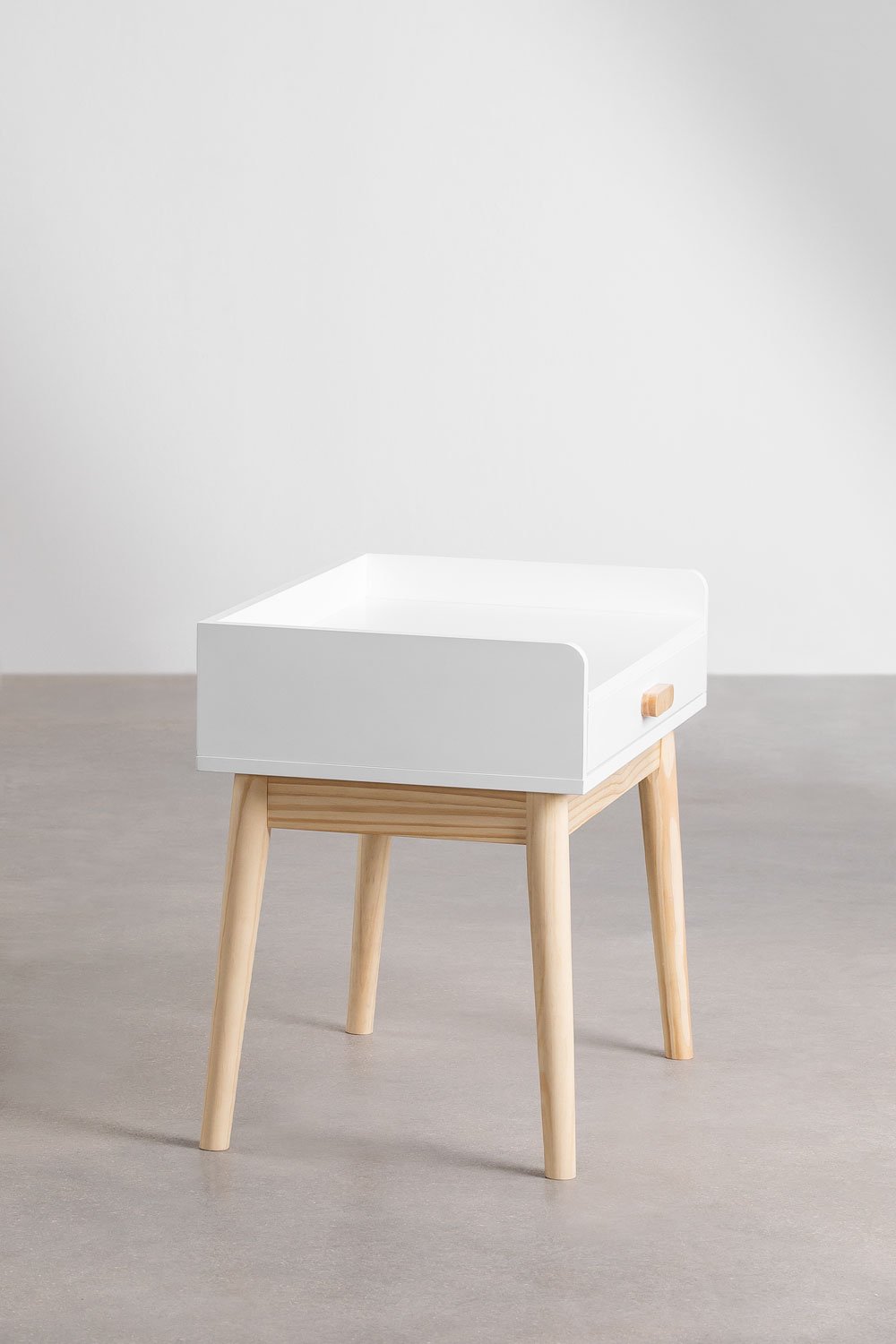 Tom Kids bureau in MDF en grenenhout, galerij beeld 3