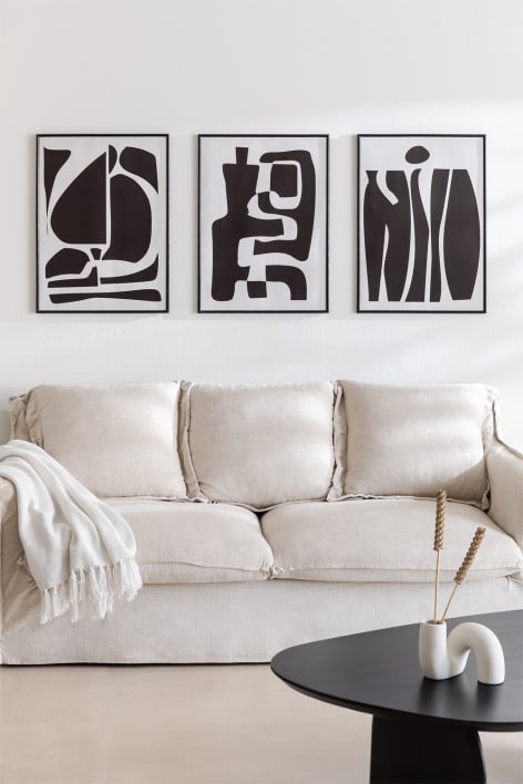 Set van 3 decoratieve posters (50x70 cm) Gerena