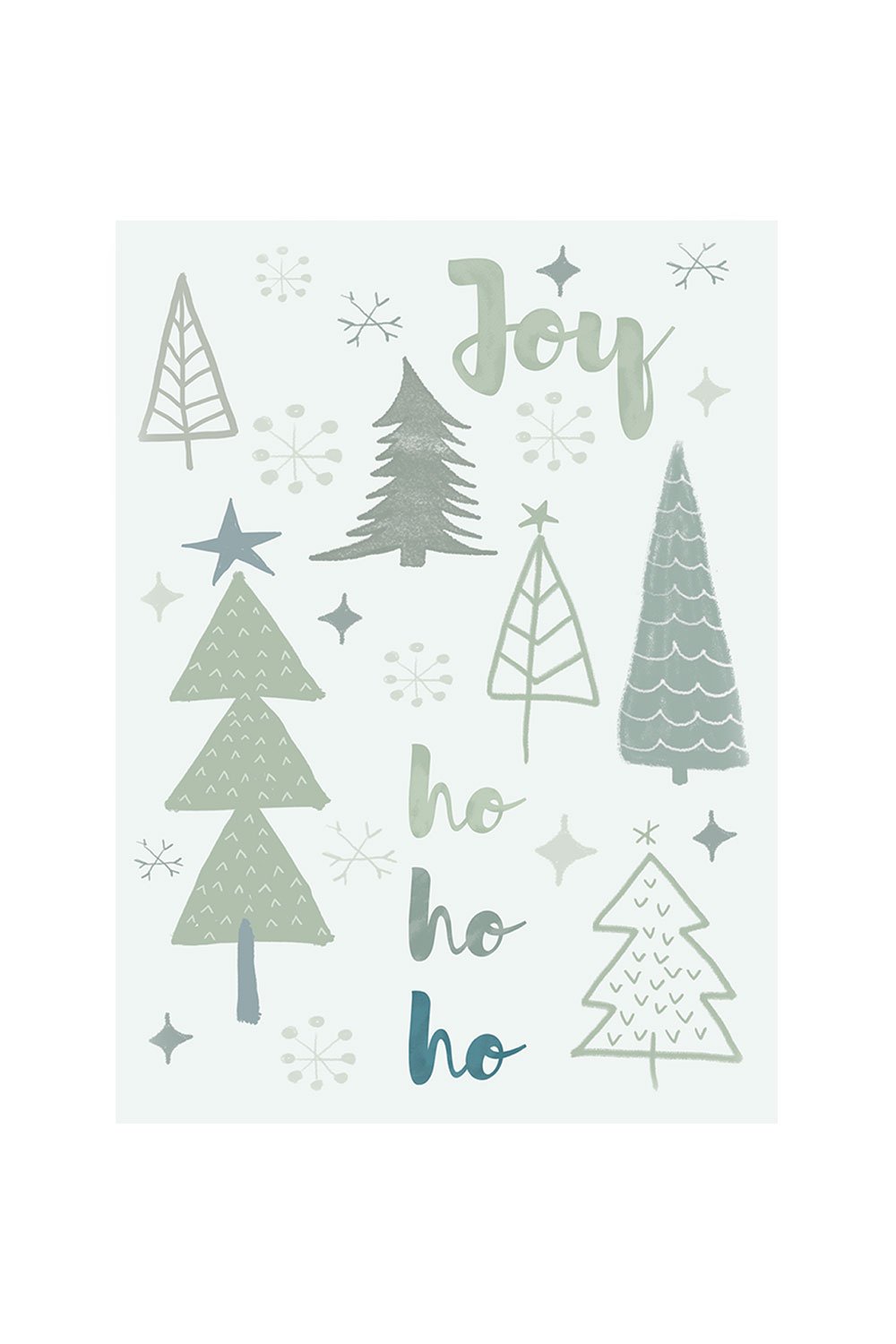 Set van 3 decoratieve kerst posters (50x70 en 30x40 cm) Belene, galerij beeld 2