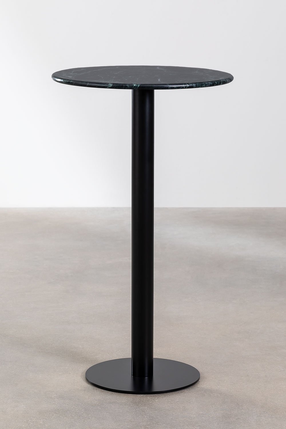 Ronde hoge bartafel in marmer (Ø60 cm) Rocher, galerij beeld 1