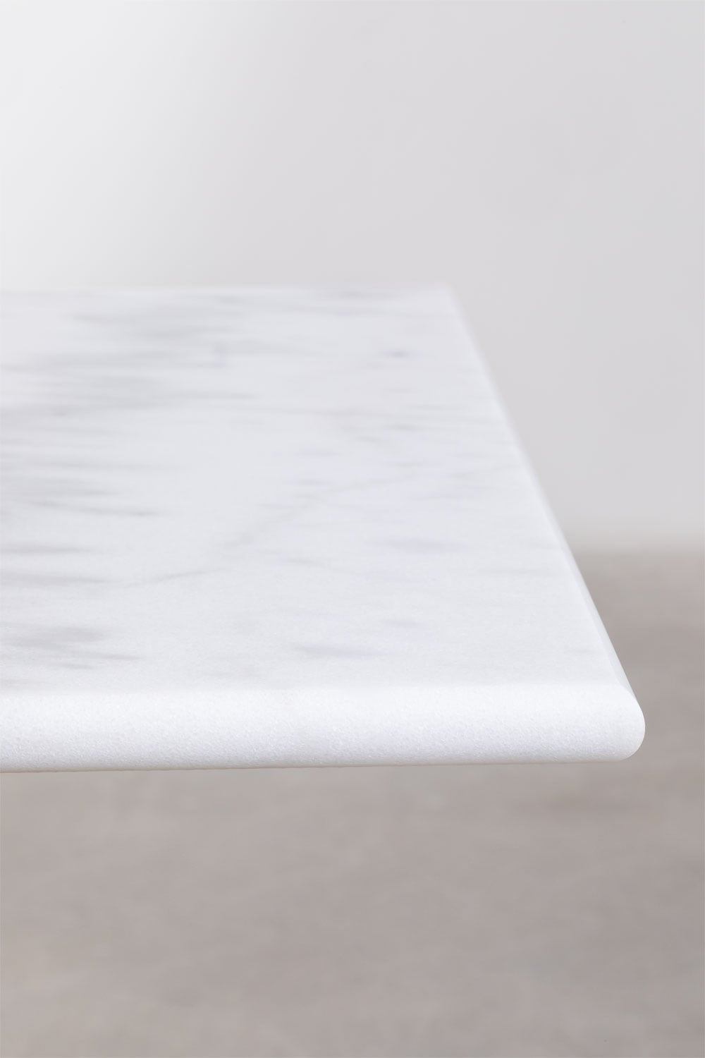 Vierkante hoge barkruktafel 60x60 cm in Cosmopolitan marmer, galerij beeld 3