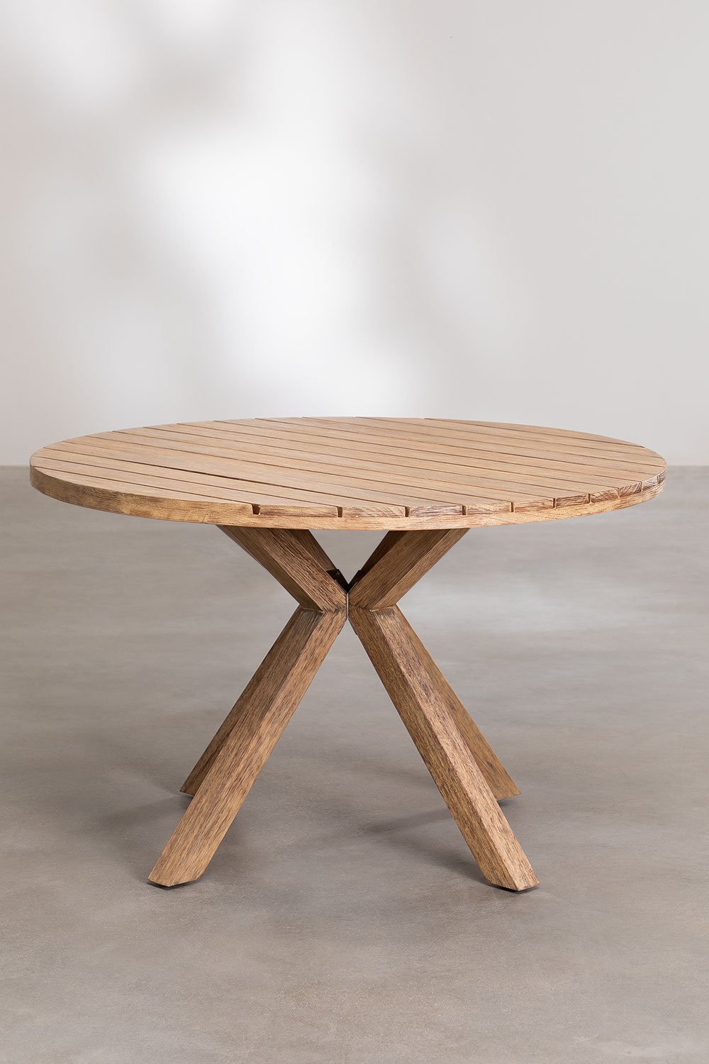 Ronde tuintafel van eucalyptus hout Naele, galerij beeld 3