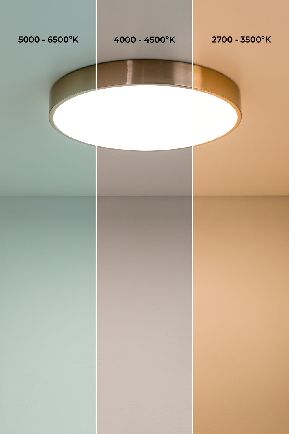 LED plafondlamp (Ø30 cm) Piercy  , galerij beeld 5