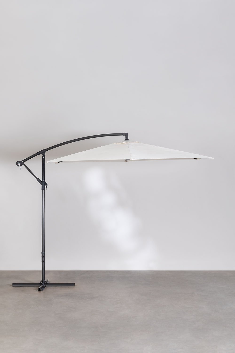 Paraplu van stof en staal (Ø295 cm) Gerran, galerij beeld 1