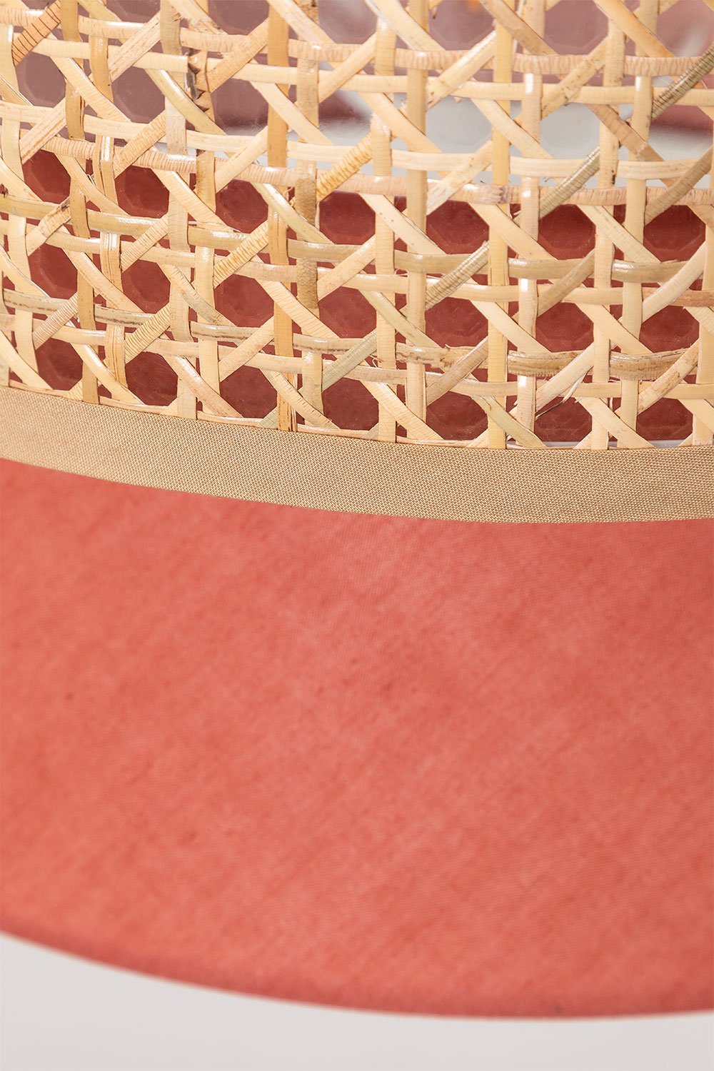 Rotan plafondlamp Yereh, galerij beeld 6