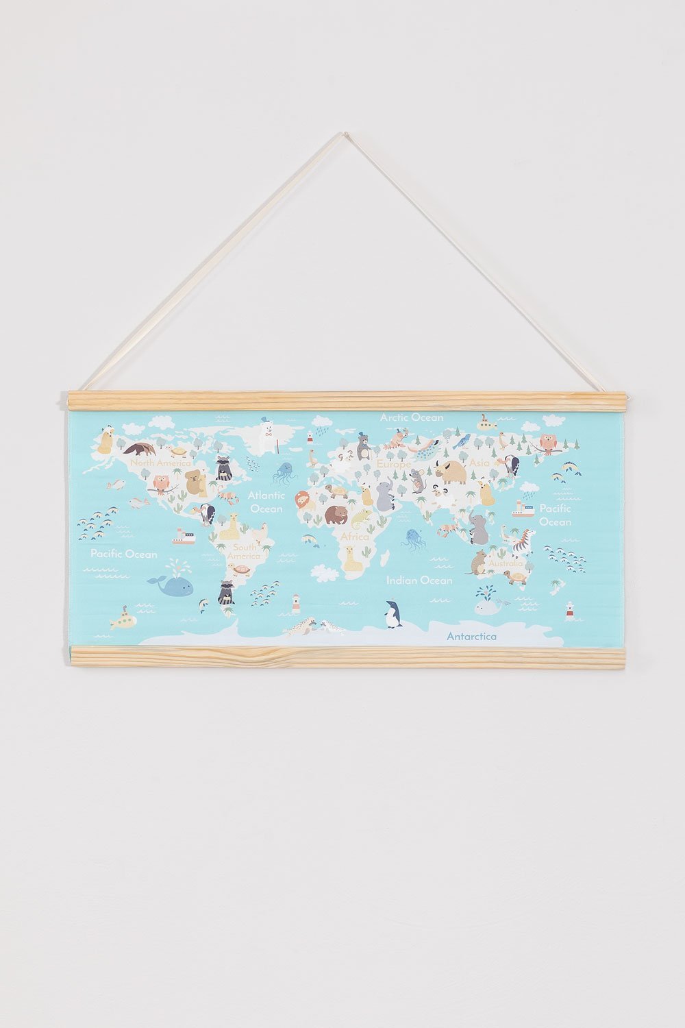 Decoratieve wereldkaart voor kinderen , galerij beeld 2116162