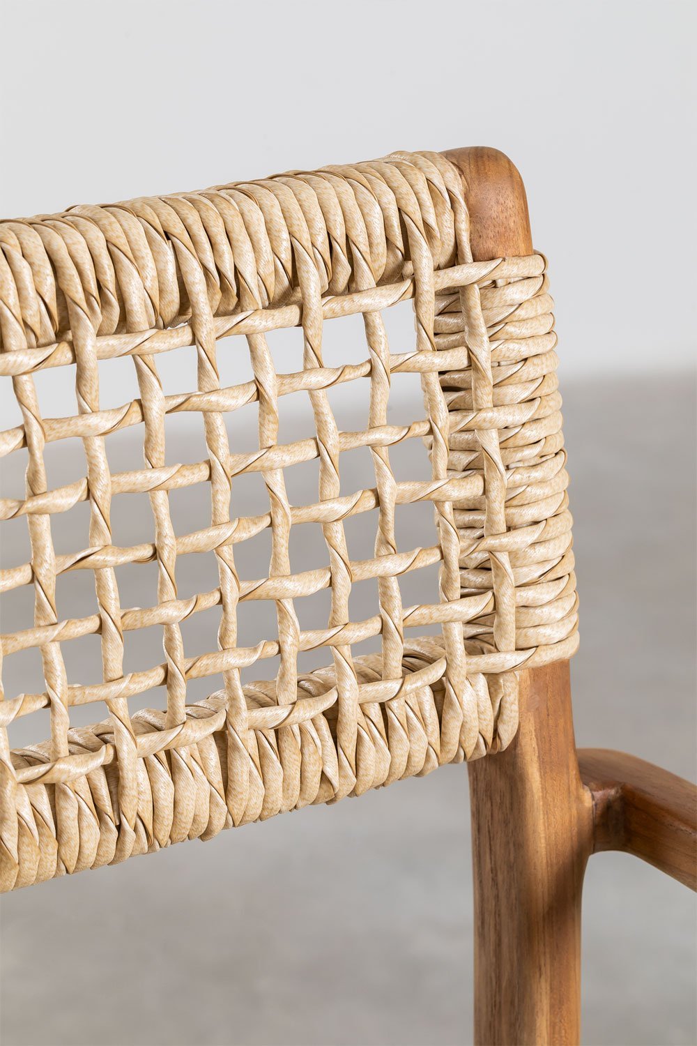 Hoge tuinkruk 65 cm van teakhout Orebro, galerij beeld 5