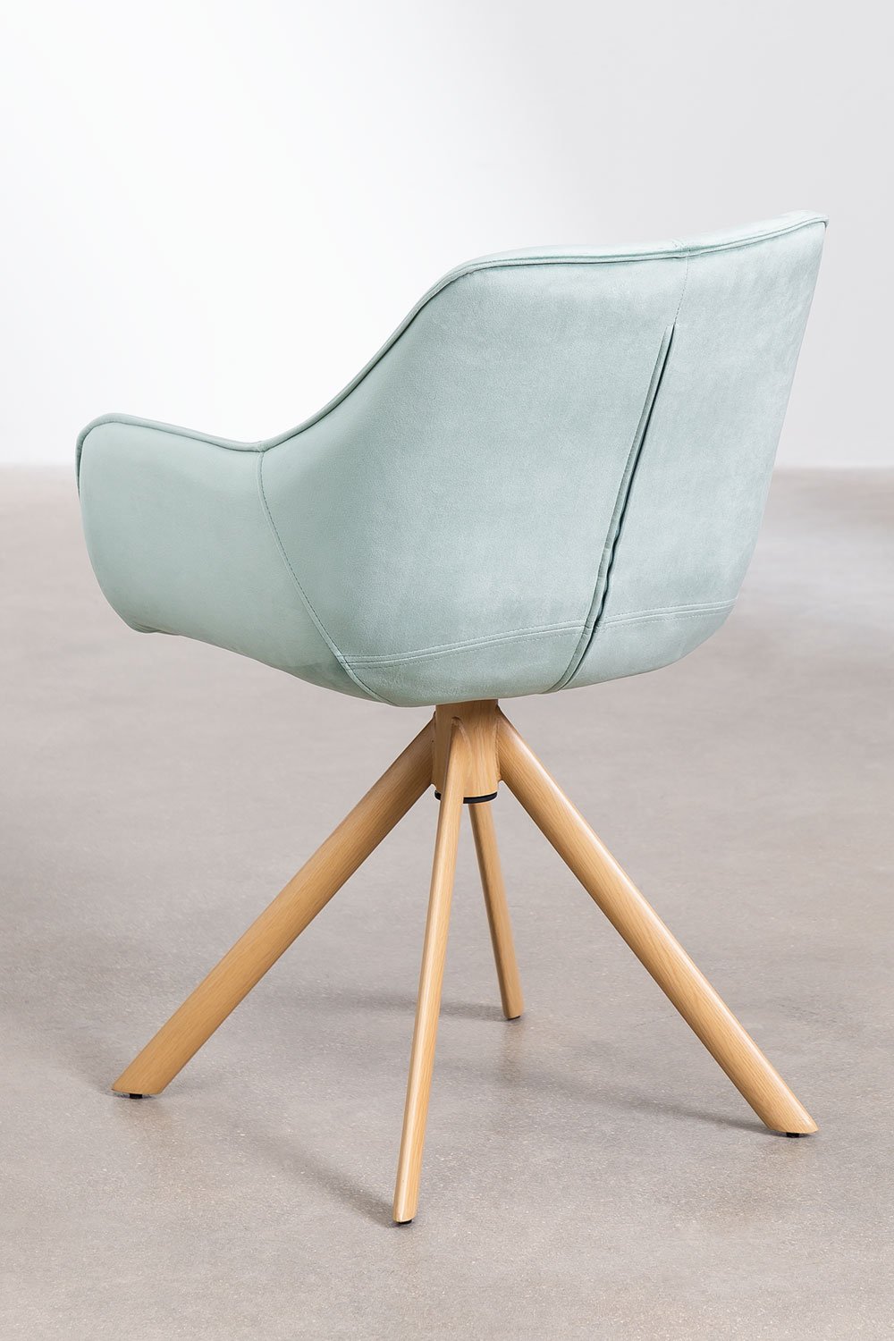 Set van 2 Velvet eetkamerstoelen Lucy , galerij beeld 3