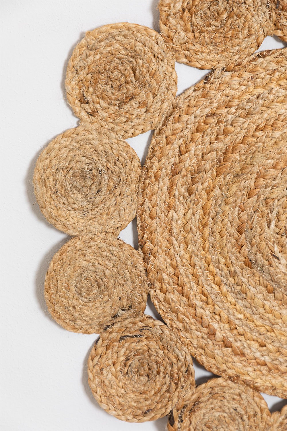 Jute Hoofdbord voor bed 150cm Otilie, galerij beeld 4