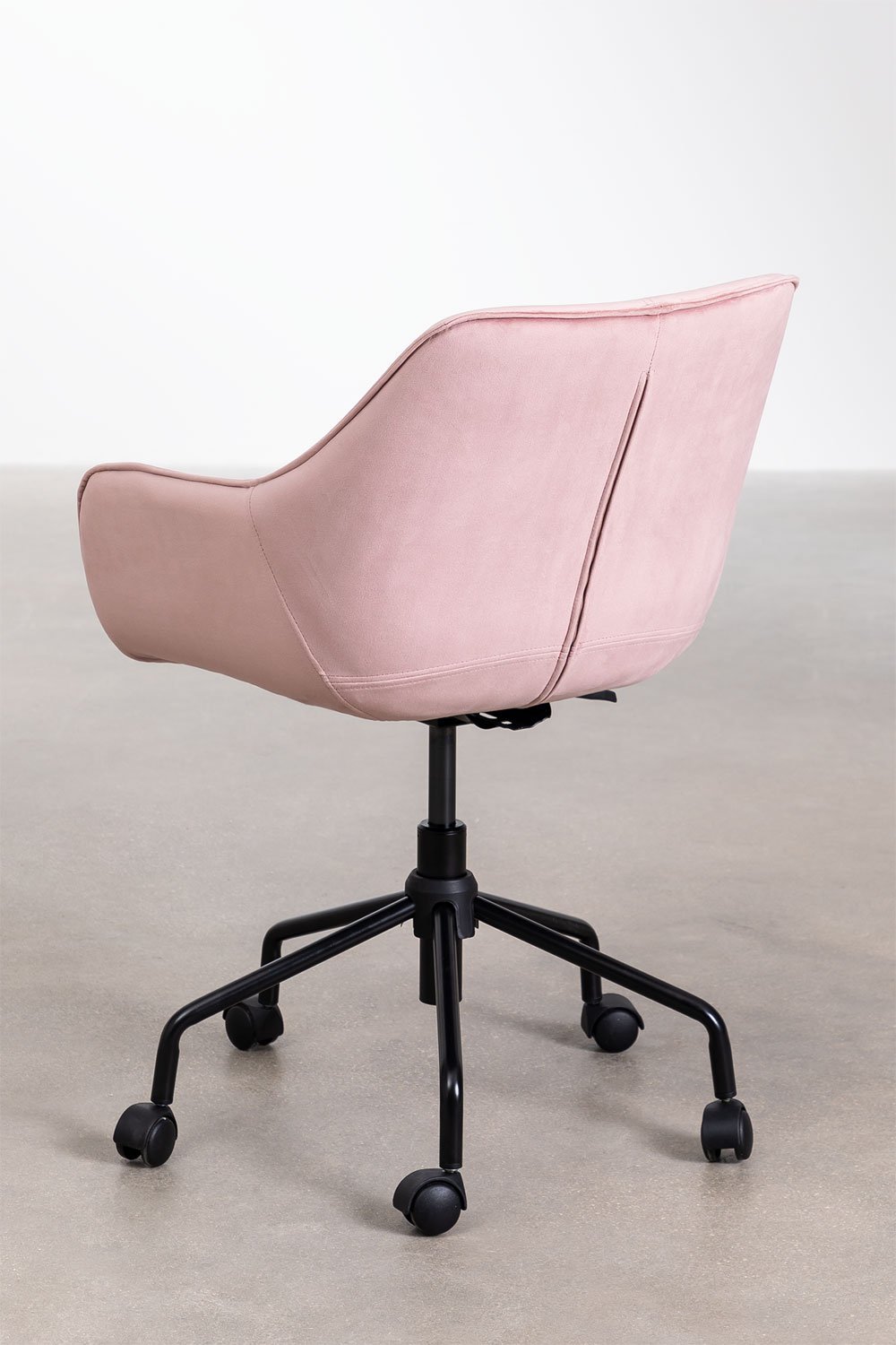 Lucy velvet bureaustoel, galerij beeld 4