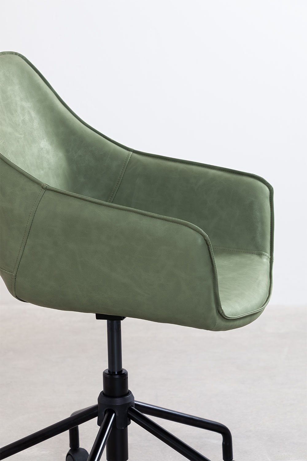 Lucy bureaustoel van kunstleer, galerij beeld 3