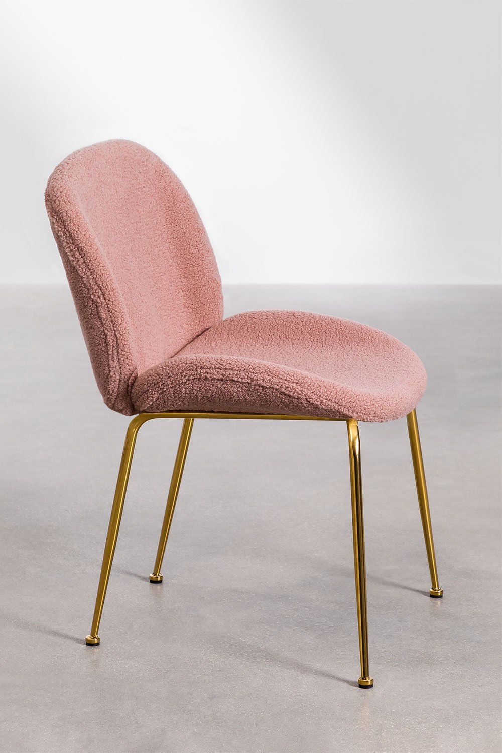 Set van 2 chenille eetkamerstoelen Pary, galerij beeld 2