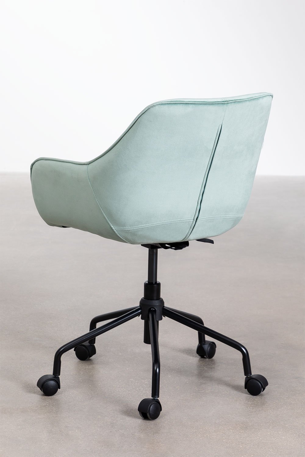 Lucy velvet bureaustoel, galerij beeld 4