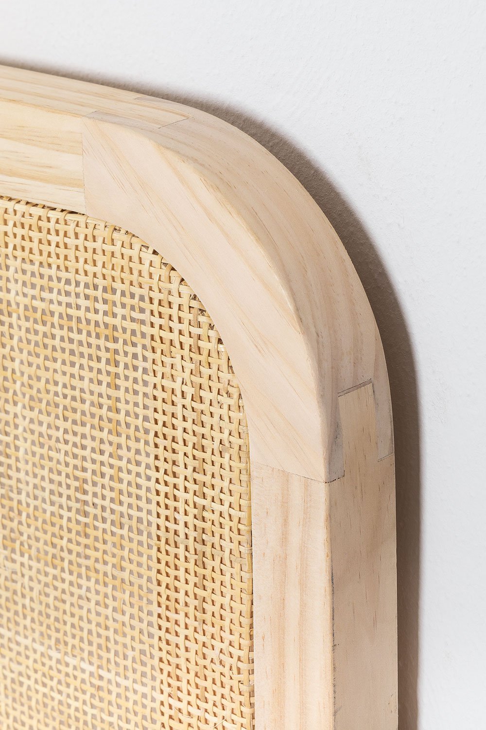 Natuurlijk Houten Hoofdbord voor bed 150cm Reyna, galerij beeld 4