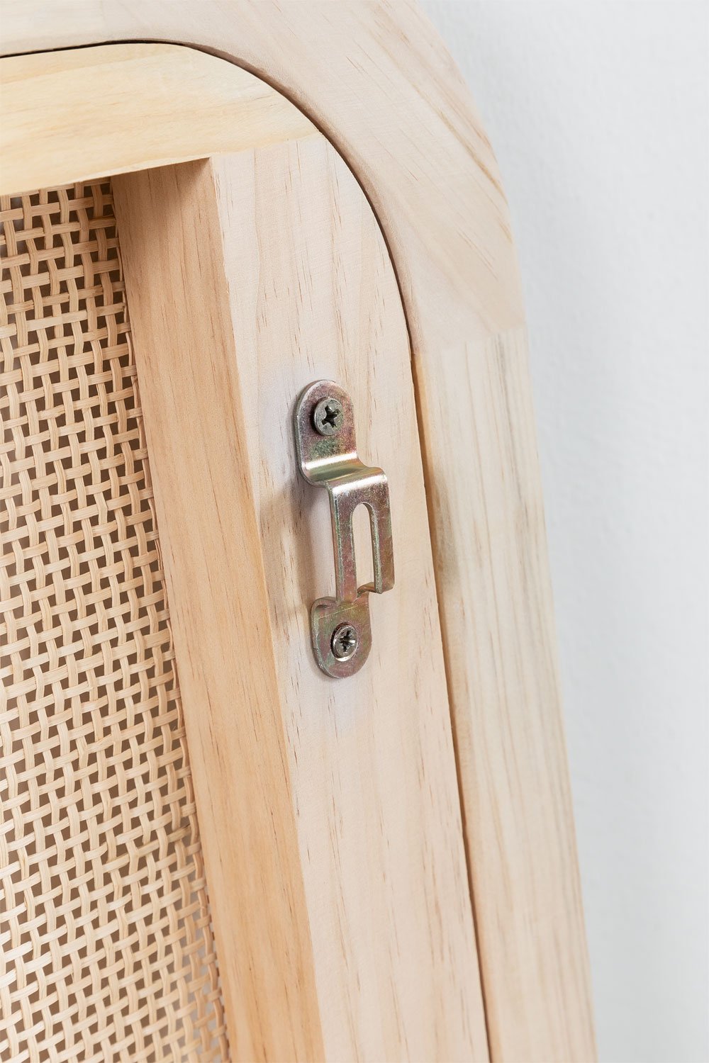 Natuurlijk Houten Hoofdbord voor bed 150cm Reyna, galerij beeld 6