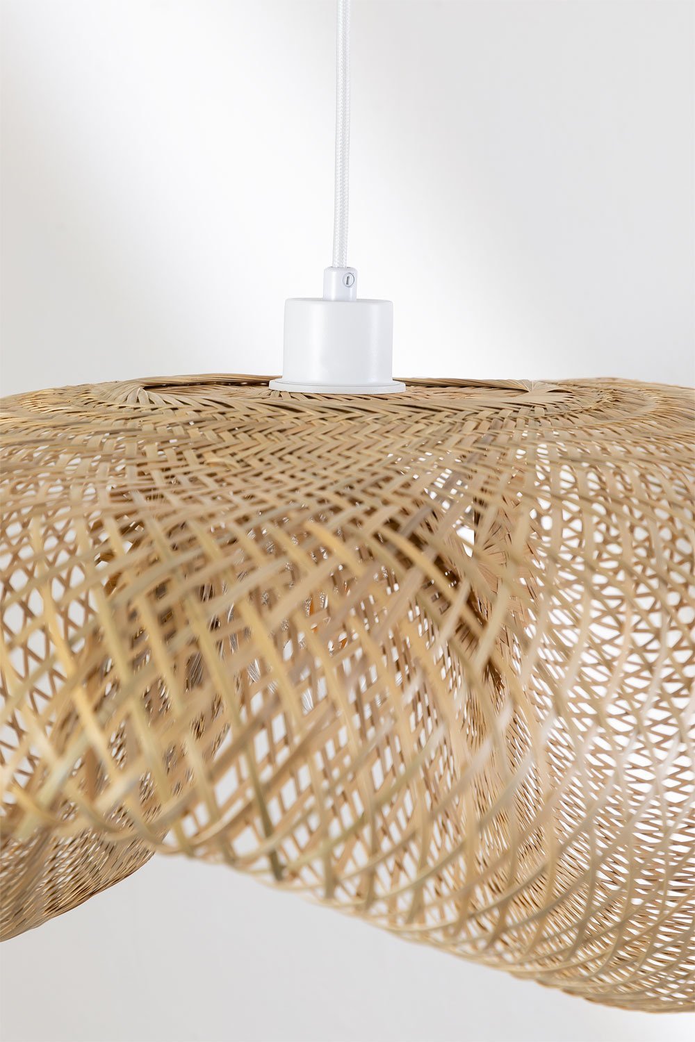 Bamboe plafondlamp Kariba , galerij beeld 6