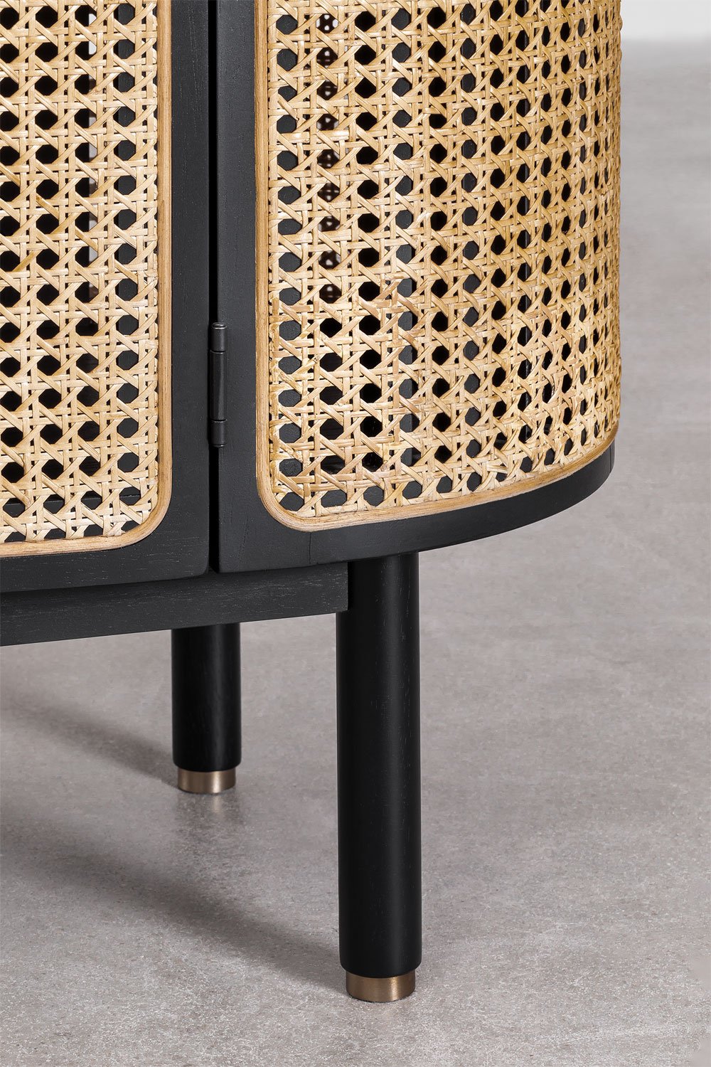 Crawley rotan en houten dressoir, galerij beeld 6