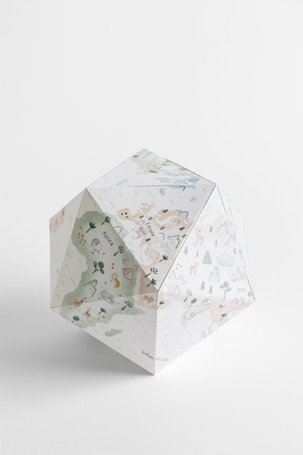 Wereldkaart 3D Dorian Kids, galerij beeld 3