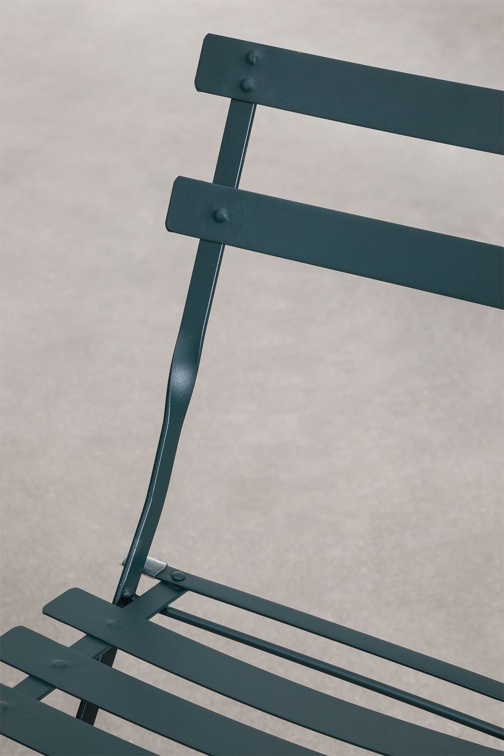 Set van Tafel Ø60 cm en 2 Opvouwbare Stoelen Sergey, galerij beeld 9