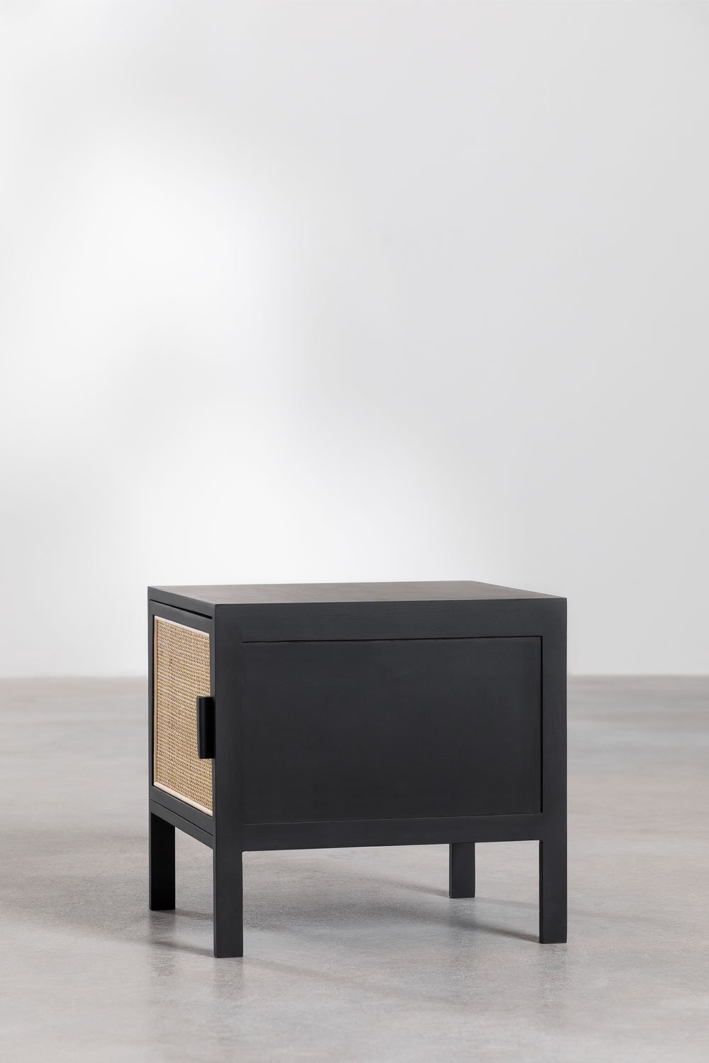 Nachtkastje van rotan en hout Reyna, galerij beeld 5