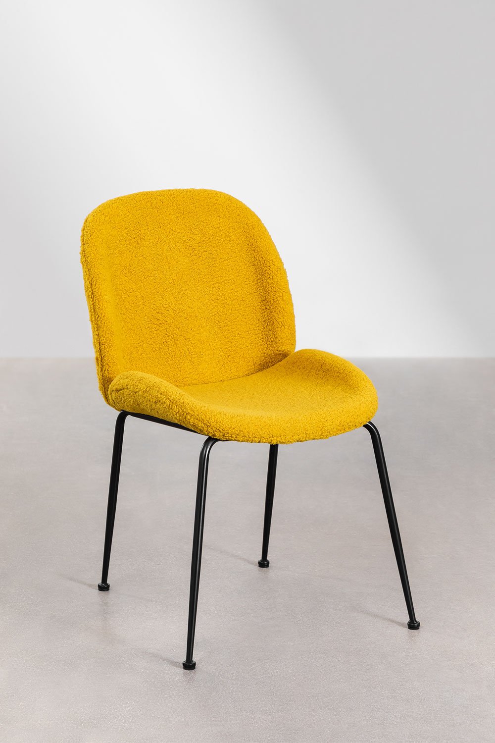 Set van 2 chenille eetkamerstoelen Pary, galerij beeld 2